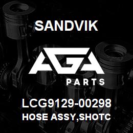 LCG9129-00298 Sandvik HOSE ASSY,SHOTC | AGA Parts