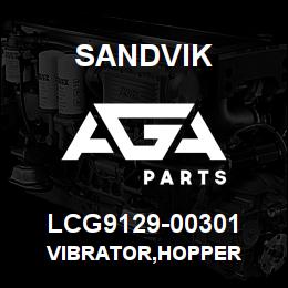 LCG9129-00301 Sandvik VIBRATOR,HOPPER | AGA Parts