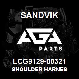 LCG9129-00321 Sandvik SHOULDER HARNES | AGA Parts