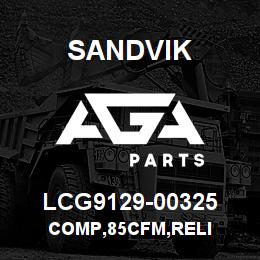 LCG9129-00325 Sandvik COMP,85CFM,RELI | AGA Parts
