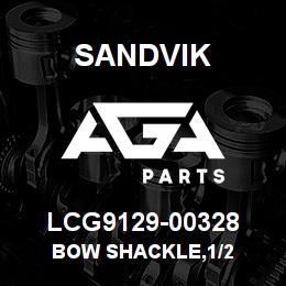 LCG9129-00328 Sandvik BOW SHACKLE,1/2 | AGA Parts