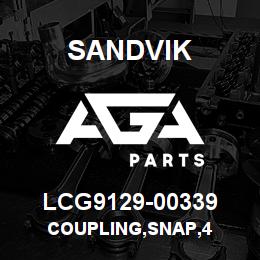 LCG9129-00339 Sandvik COUPLING,SNAP,4 | AGA Parts