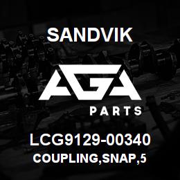 LCG9129-00340 Sandvik COUPLING,SNAP,5 | AGA Parts