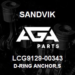 LCG9129-00343 Sandvik D-RING ANCHOR,S | AGA Parts