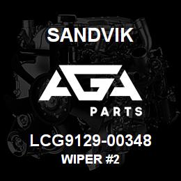 LCG9129-00348 Sandvik WIPER #2 | AGA Parts