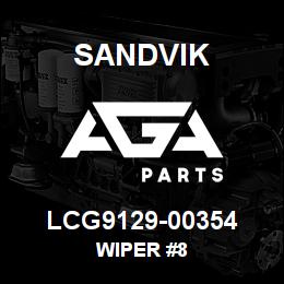 LCG9129-00354 Sandvik WIPER #8 | AGA Parts