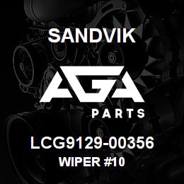 LCG9129-00356 Sandvik WIPER #10 | AGA Parts