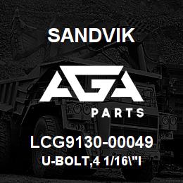 LCG9130-00049 Sandvik U-BOLT,4 1/16"I | AGA Parts