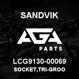 LCG9130-00069 Sandvik SOCKET,TRI-GROO | AGA Parts