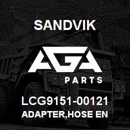 LCG9151-00121 Sandvik ADAPTER,HOSE EN | AGA Parts