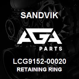 LCG9152-00020 Sandvik RETAINING RING | AGA Parts
