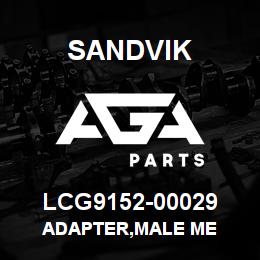 LCG9152-00029 Sandvik ADAPTER,MALE ME | AGA Parts