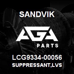 LCG9334-00056 Sandvik SUPPRESSANT,LVS | AGA Parts