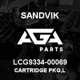 LCG9334-00069 Sandvik CARTRIDGE PKG,L | AGA Parts