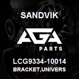LCG9334-10014 Sandvik BRACKET,UNIVERS | AGA Parts
