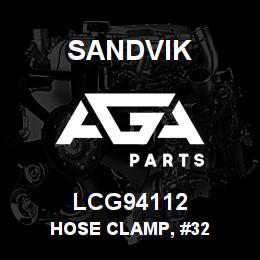LCG94112 Sandvik HOSE CLAMP, #32 | AGA Parts