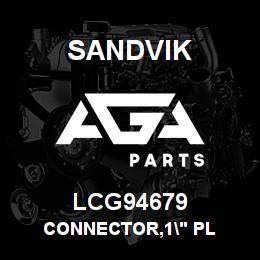 LCG94679 Sandvik CONNECTOR,1" PL | AGA Parts