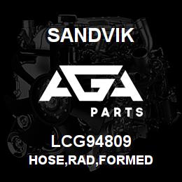 LCG94809 Sandvik HOSE,RAD,FORMED | AGA Parts