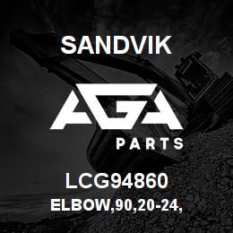 LCG94860 Sandvik ELBOW,90,20-24, | AGA Parts