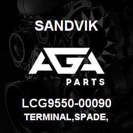 LCG9550-00090 Sandvik TERMINAL,SPADE, | AGA Parts
