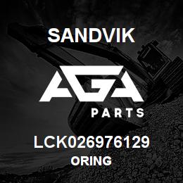 LCK026976129 Sandvik ORING | AGA Parts