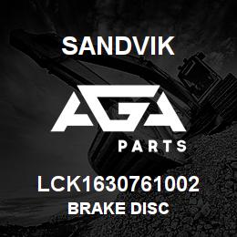 LCK1630761002 Sandvik BRAKE DISC | AGA Parts