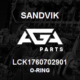 LCK1760702901 Sandvik O-RING | AGA Parts