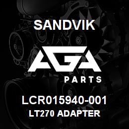 LCR015940-001 Sandvik LT270 ADAPTER | AGA Parts
