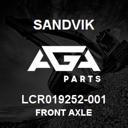 LCR019252-001 Sandvik FRONT AXLE | AGA Parts
