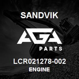 LCR021278-002 Sandvik ENGINE | AGA Parts