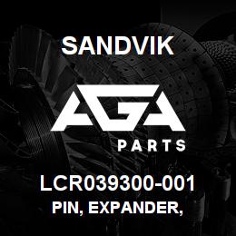 LCR039300-001 Sandvik PIN, EXPANDER, | AGA Parts