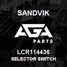 LCR114436 Sandvik SELECTOR SWITCH | AGA Parts