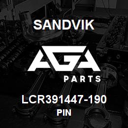 LCR391447-190 Sandvik PIN | AGA Parts