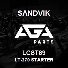 LCST89 Sandvik LT-270 STARTER | AGA Parts