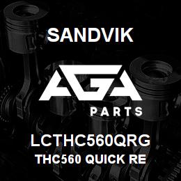 LCTHC560QRG Sandvik THC560 QUICK RE | AGA Parts
