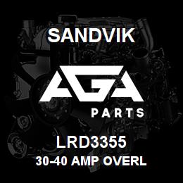 LRD3355 Sandvik 30-40 AMP OVERL | AGA Parts