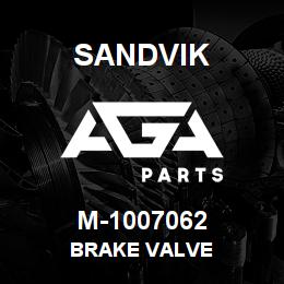 M-1007062 Sandvik BRAKE VALVE | AGA Parts
