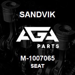 M-1007065 Sandvik SEAT | AGA Parts