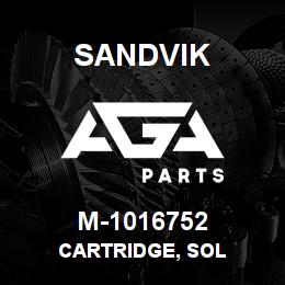 M-1016752 Sandvik CARTRIDGE, SOL | AGA Parts