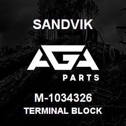 M-1034326 Sandvik TERMINAL BLOCK | AGA Parts