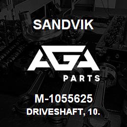M-1055625 Sandvik DRIVESHAFT, 10. | AGA Parts