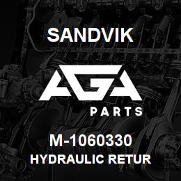 M-1060330 Sandvik HYDRAULIC RETUR | AGA Parts