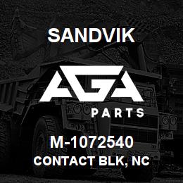 M-1072540 Sandvik CONTACT BLK, NC | AGA Parts
