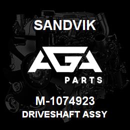 M-1074923 Sandvik DRIVESHAFT ASSY | AGA Parts