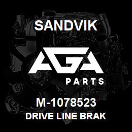 M-1078523 Sandvik DRIVE LINE BRAK | AGA Parts