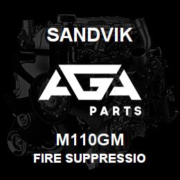 M110GM Sandvik FIRE SUPPRESSIO | AGA Parts