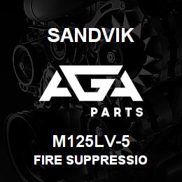 M125LV-5 Sandvik FIRE SUPPRESSIO | AGA Parts