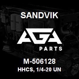M-506128 Sandvik HHCS, 1/4-20 UN | AGA Parts