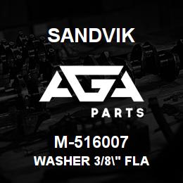 M-516007 Sandvik WASHER 3/8" FLA | AGA Parts