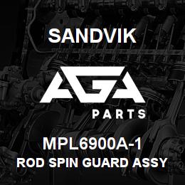 MPL6900A-1 Sandvik ROD SPIN GUARD ASSY 650 | AGA Parts